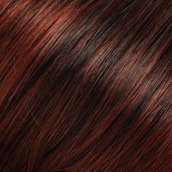 130/4 Dark Brown, Dark Red & Medium Red Blend w/ Medium Red Tips